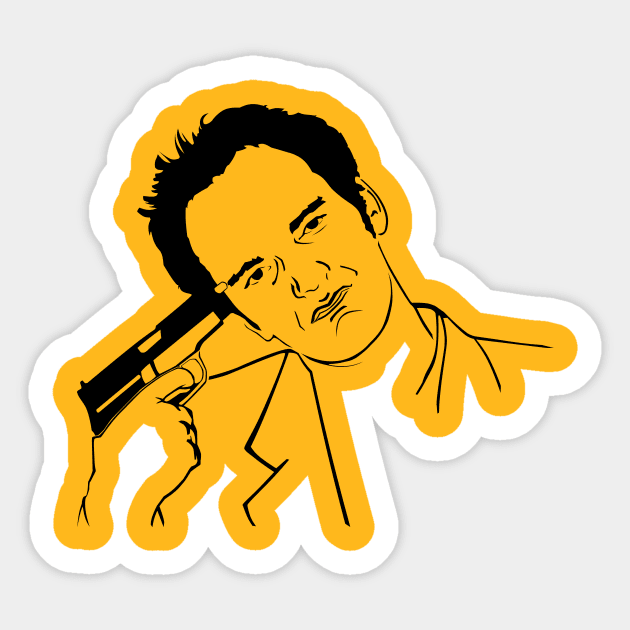 Quentin Tarantino Sticker by SaverioOste